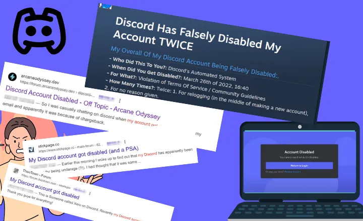 Почему мой аккаунт Discord отключен?